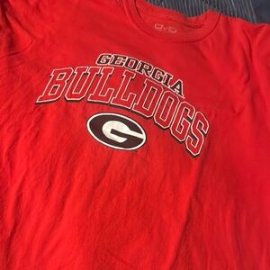 Georgia Bulldogs Red Tee